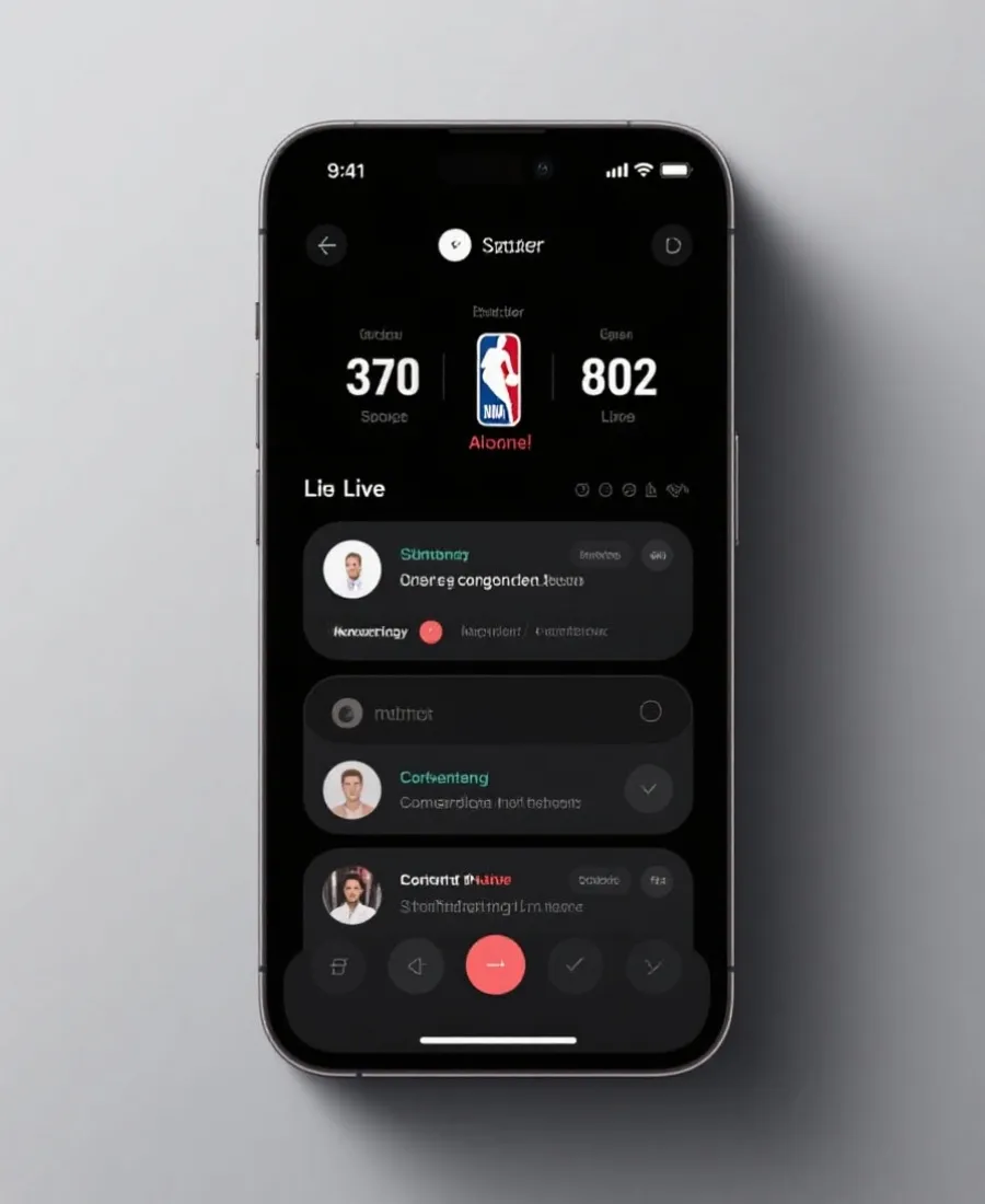 NBA提醒与直播App预览
